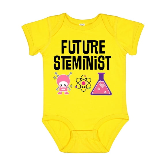 Inktastic Science Future Steminist Scientist for Girls Girls Baby Bodysuit