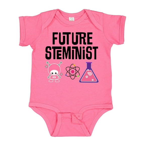 Inktastic Science Future Steminist Scientist for Girls Girls Baby Bodysuit