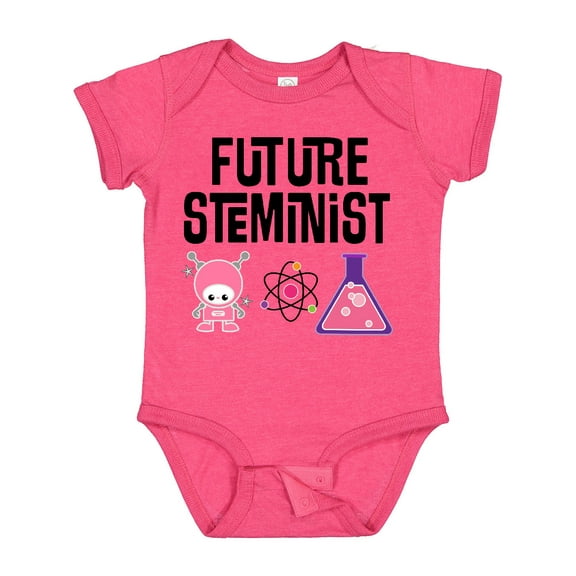 Inktastic Science Future Steminist Scientist for Girls Girls Baby Bodysuit