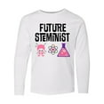thumbnail image 1 of Inktastic Science Future Steminist Scientist for Girls Long Sleeve Youth T-Shirt, 1 of 5