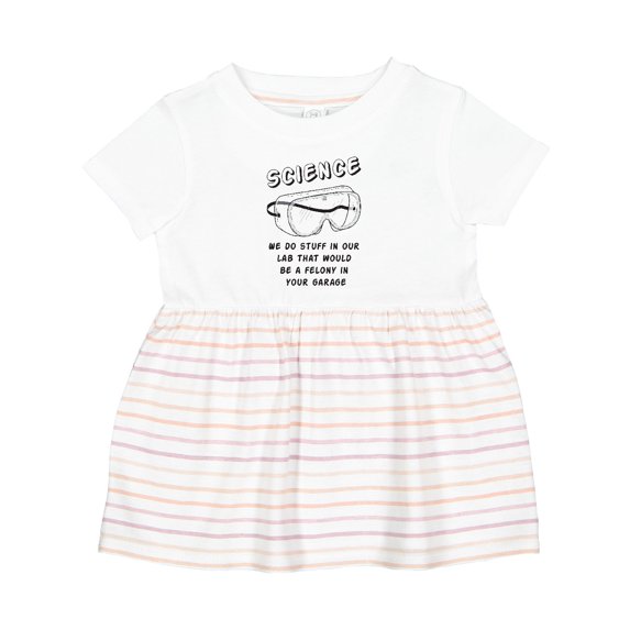 Inktastic Science Girls Baby Dress