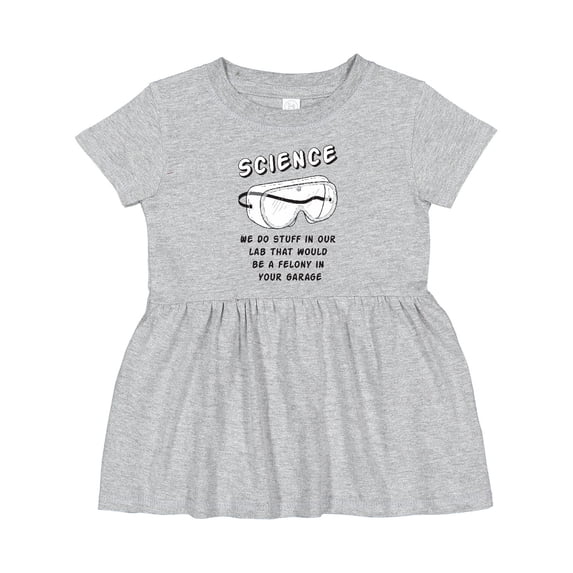 Inktastic Science Girls Baby Dress