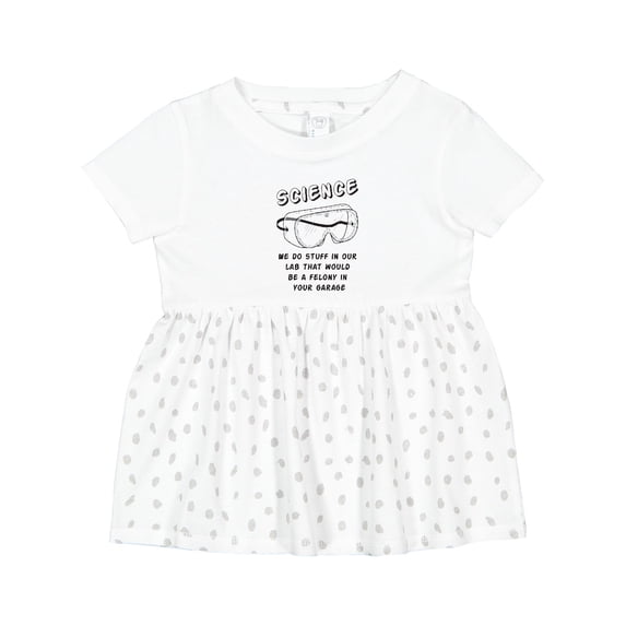 Inktastic Science Girls Baby Dress