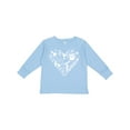 thumbnail image 1 of Inktastic Science Heart Beaker, Book, DNA and Microscope Boys or Girls Long Sleeve Toddler T-Shirt, 1 of 5