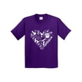 thumbnail image 1 of Inktastic Science Heart Beaker, Book, Dna and Microscope Youth T-Shirt, 1 of 5