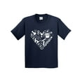 thumbnail image 1 of Inktastic Science Heart Beaker, Book, Dna and Microscope Youth T-Shirt, 1 of 5
