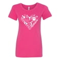 thumbnail image 1 of Inktastic Science Heart Beaker, Book, Dna and Microscope Women's T-Shirt, 1 of 5