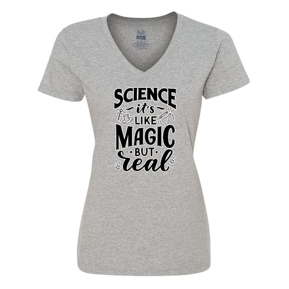 Inktastic Science Magic Women's V-Neck T-Shirt