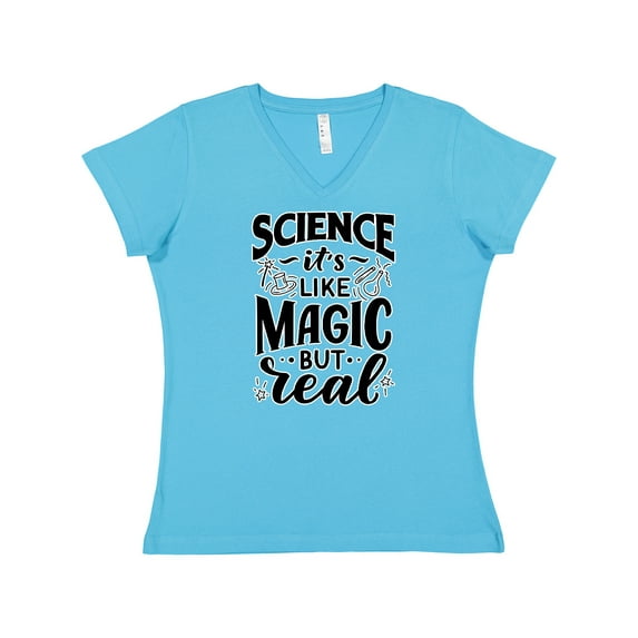 Inktastic Science Magic Women's V-Neck T-Shirt