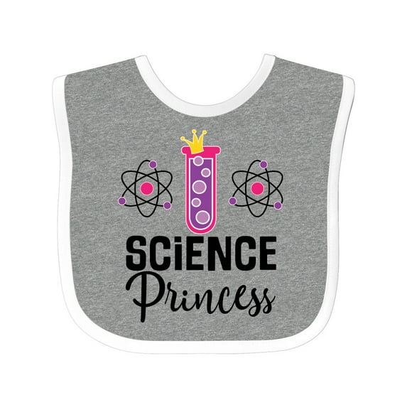 Inktastic Science Princess Girls Scientist Girls Baby Bib