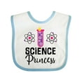 thumbnail image 1 of Inktastic Science Princess Girls Scientist Girls Baby Bib, 1 of 4
