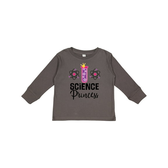 Inktastic Science Princess Girls Scientist Girls Long Sleeve Toddler T-Shirt