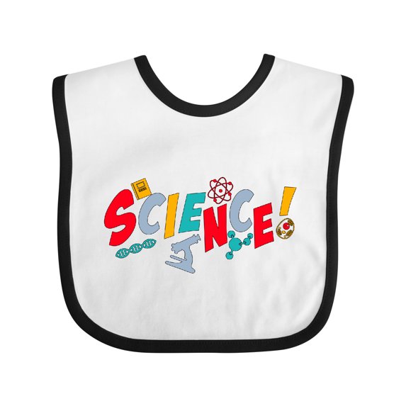 Inktastic Science Science Shapes Boys or Girls Baby Bib