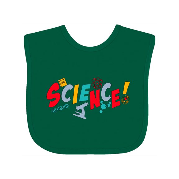 Inktastic Science Science Shapes Boys or Girls Baby Bib