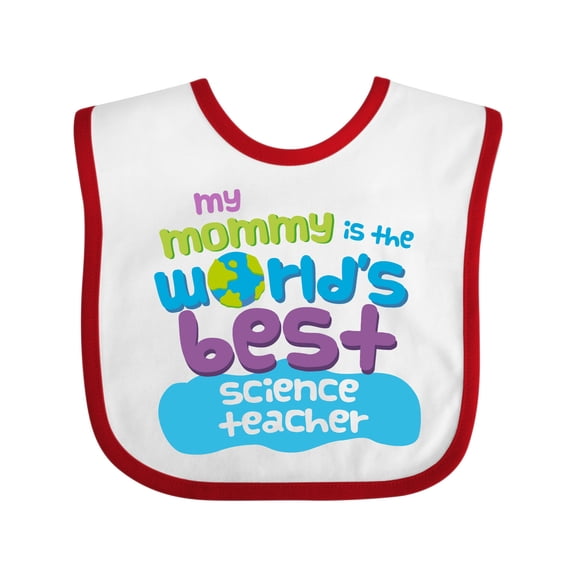 Inktastic Science Teacher Mom Boys or Girls Baby Bib