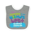 thumbnail image 1 of Inktastic Science Teacher Mom Boys or Girls Baby Bib, 1 of 4