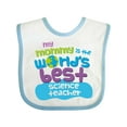 thumbnail image 1 of Inktastic Science Teacher Mom Boys or Girls Baby Bib, 1 of 4