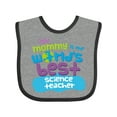 thumbnail image 1 of Inktastic Science Teacher Mom Boys or Girls Baby Bib, 1 of 4