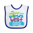thumbnail image 1 of Inktastic Science Teacher Mom Boys or Girls Baby Bib, 1 of 4