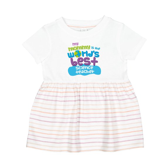 Inktastic Science Teacher Mom Girls Baby Dress
