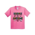 thumbnail image 1 of Inktastic Science is Awesome Molecules and Microscope Youth T-Shirt, 1 of 5