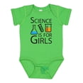 thumbnail image 1 of Inktastic Science is for Girls Girls Baby Bodysuit, 1 of 5
