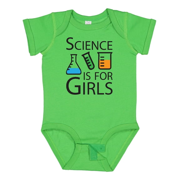 Inktastic Science is for Girls Girls Baby Bodysuit