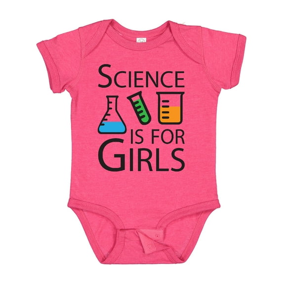 Inktastic Science is for Girls Girls Baby Bodysuit