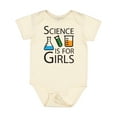 thumbnail image 1 of Inktastic Science is for Girls Girls Baby Bodysuit, 1 of 5