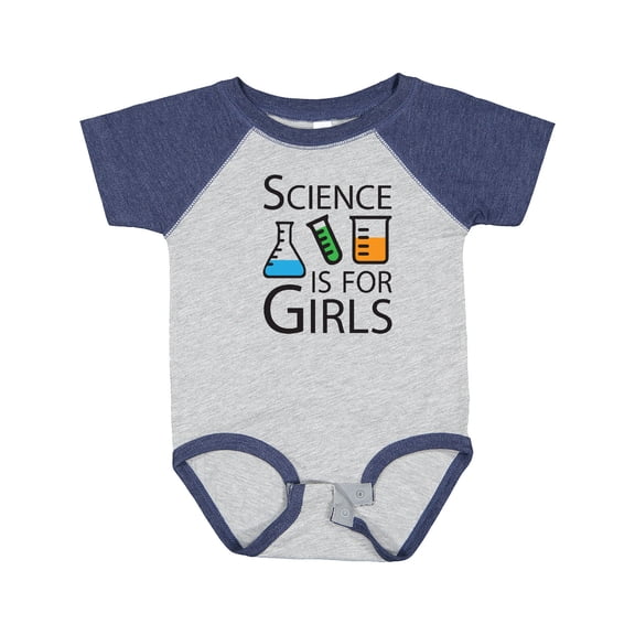 Inktastic Science is for Girls Girls Baby Bodysuit