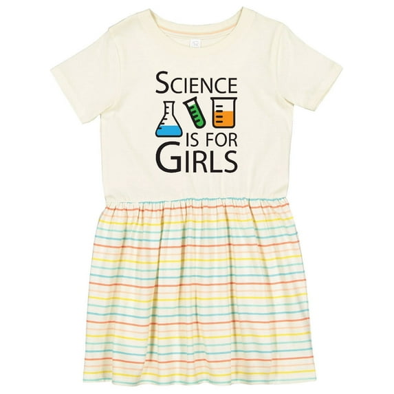 Inktastic Science is for Girls Girls Toddler Dress