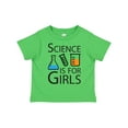 thumbnail image 1 of Inktastic Science is for Girls Girls Toddler T-Shirt, 1 of 5