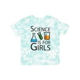 thumbnail image 1 of Inktastic Science is for Girls Girls Toddler T-Shirt, 1 of 5