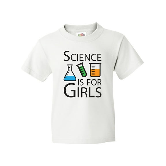 Inktastic Science is for Girls Youth T-Shirt