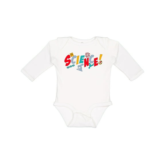 Inktastic Science Science Shapes Boys or Girls Long Sleeve Baby Bodysuit