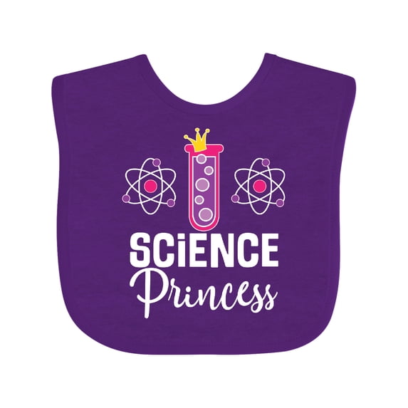 Inktastic Scientist Girls Science Princess Girls Baby Bib