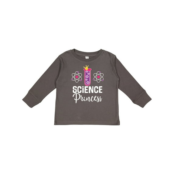 Inktastic Scientist Girls Science Princess Girls Long Sleeve Toddler T-Shirt