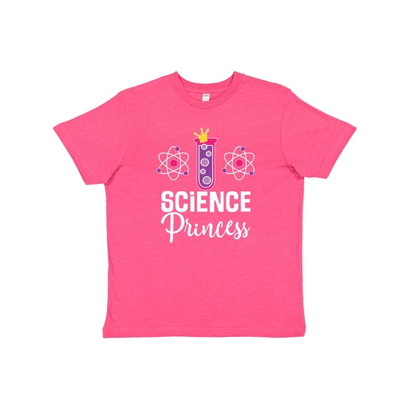 Inktastic Scientist Girls Science Princess Youth T-Shirt
