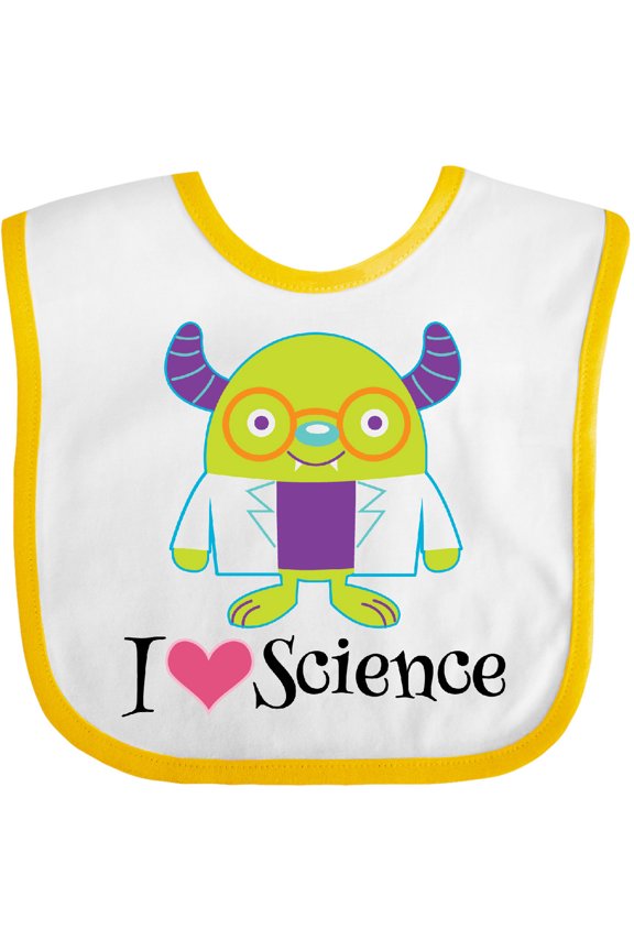 Scientist I Love Science Future Childs Shirt Boys or Girls Baby Bib