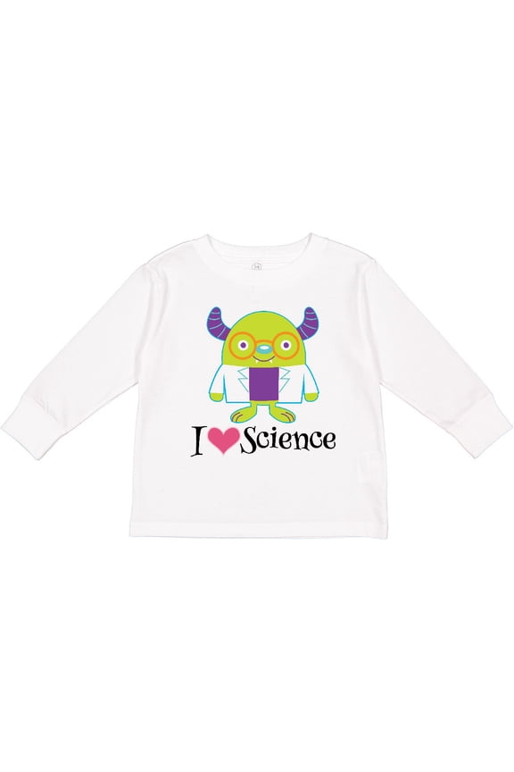 Scientist I Love Science Future Childs Shirt Boys or Girls Long Sleeve Toddler T-Shirt