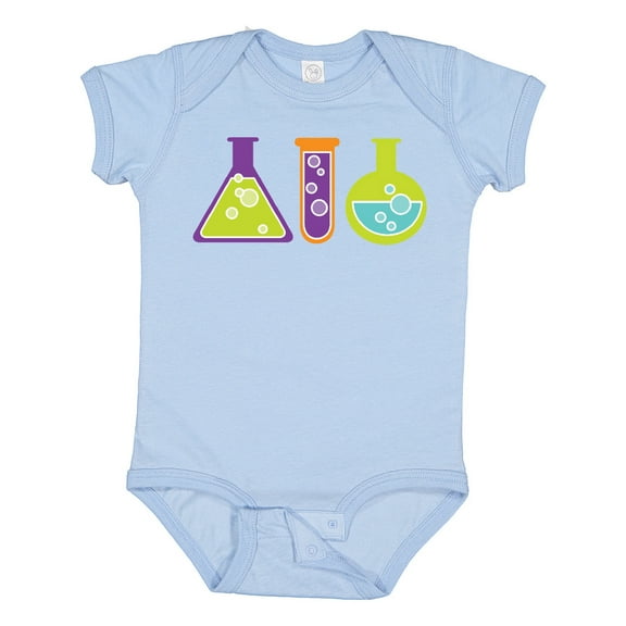 Inktastic Scientist Kids Chemistry Beakers Boys or Girls Baby Bodysuit