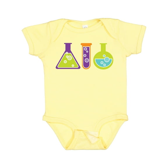 Inktastic Scientist Kids Chemistry Beakers Boys or Girls Baby Bodysuit