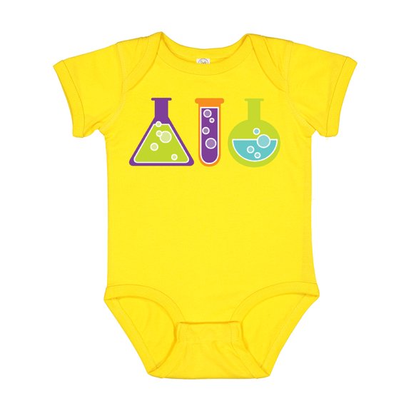 Inktastic Scientist Kids Chemistry Beakers Boys or Girls Baby Bodysuit