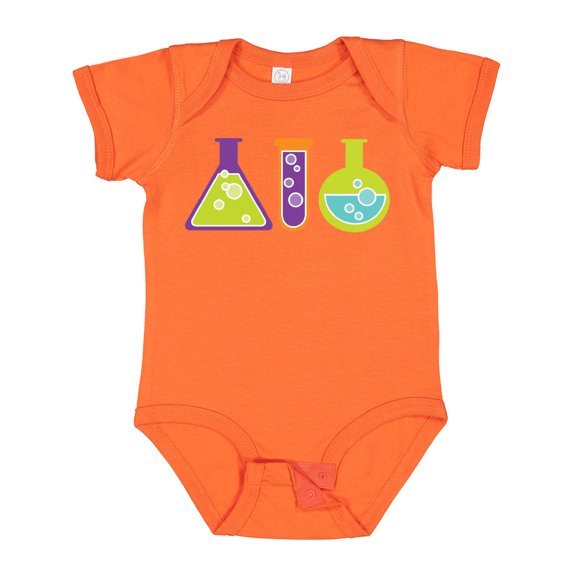 Inktastic Scientist Kids Chemistry Beakers Boys or Girls Baby Bodysuit