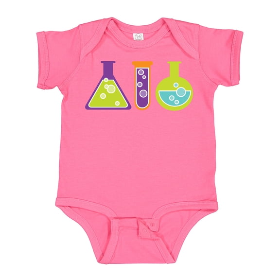 Inktastic Scientist Kids Chemistry Beakers Boys or Girls Baby Bodysuit