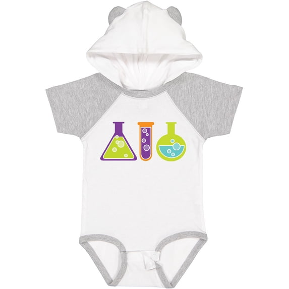 Inktastic Scientist Kids Chemistry Beakers Boys or Girls Baby Bodysuit