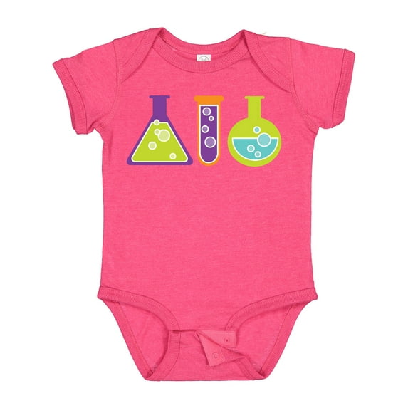 Inktastic Scientist Kids Chemistry Beakers Boys or Girls Baby Bodysuit