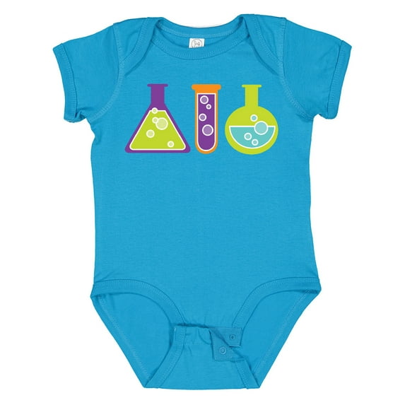 Inktastic Scientist Kids Chemistry Beakers Boys or Girls Baby Bodysuit