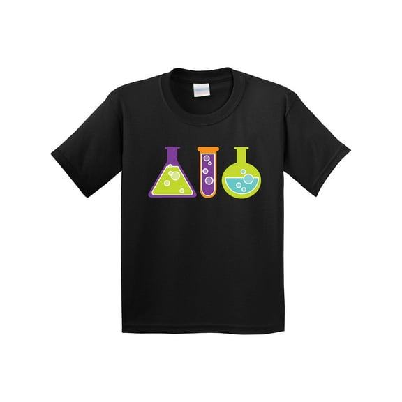 Inktastic Scientist Kids Chemistry Beakers Youth T-Shirt
