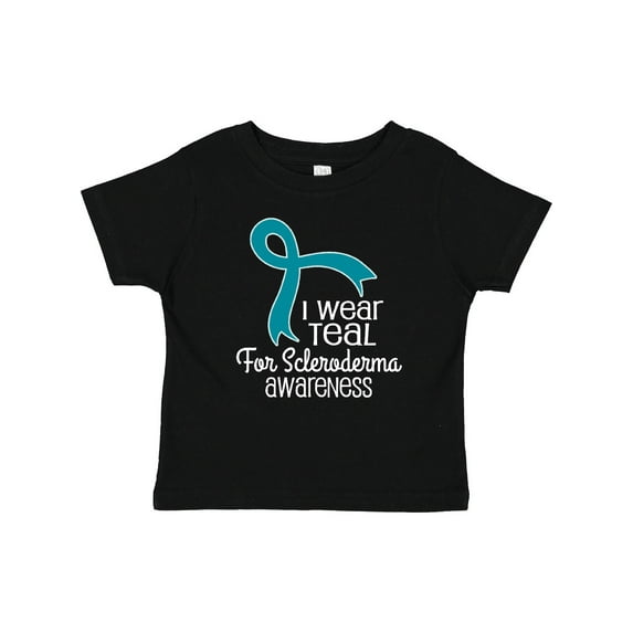 Inktastic Scleroderma Teal Ribbon Awareness Boys or Girls Baby T-Shirt